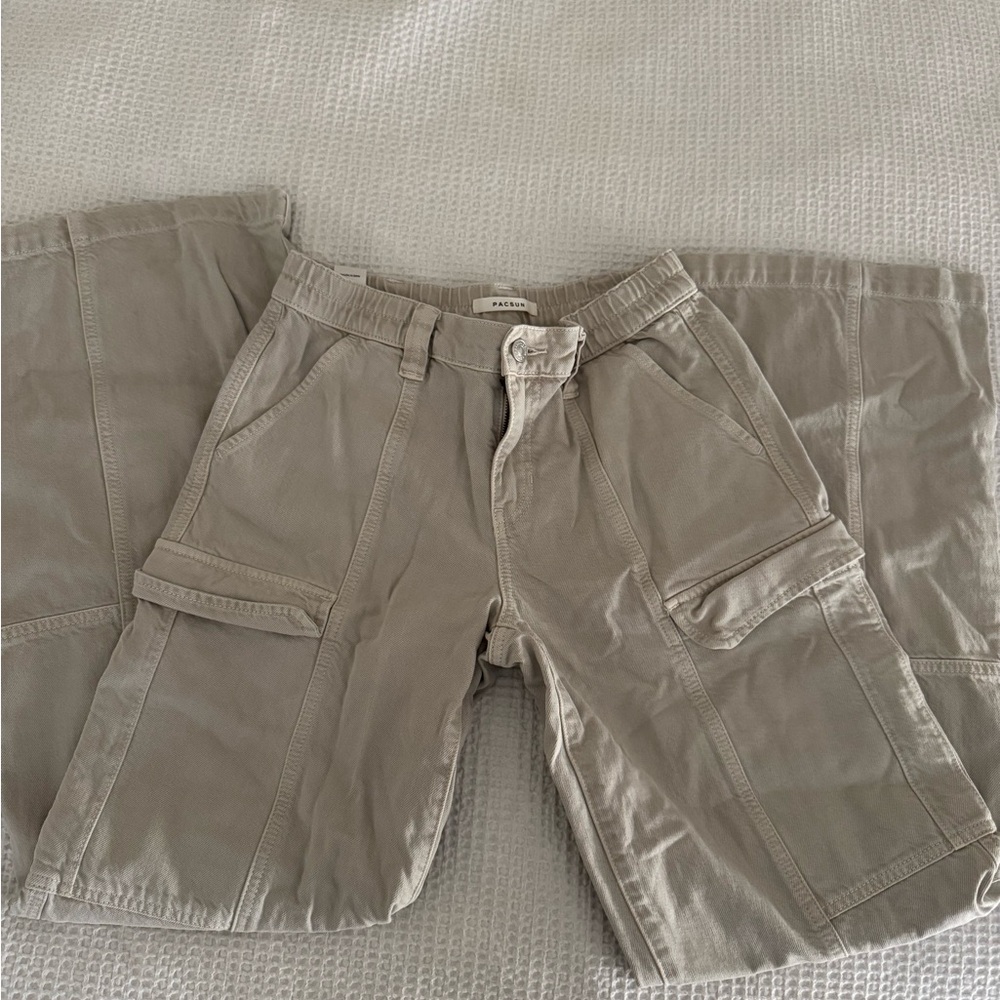 PacSun Tan Cargo Pants